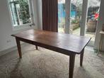 Stijlvolle vintage koloniale eettafel teakhout, Ophalen, Gebruikt, Teakhout, 200 cm of meer