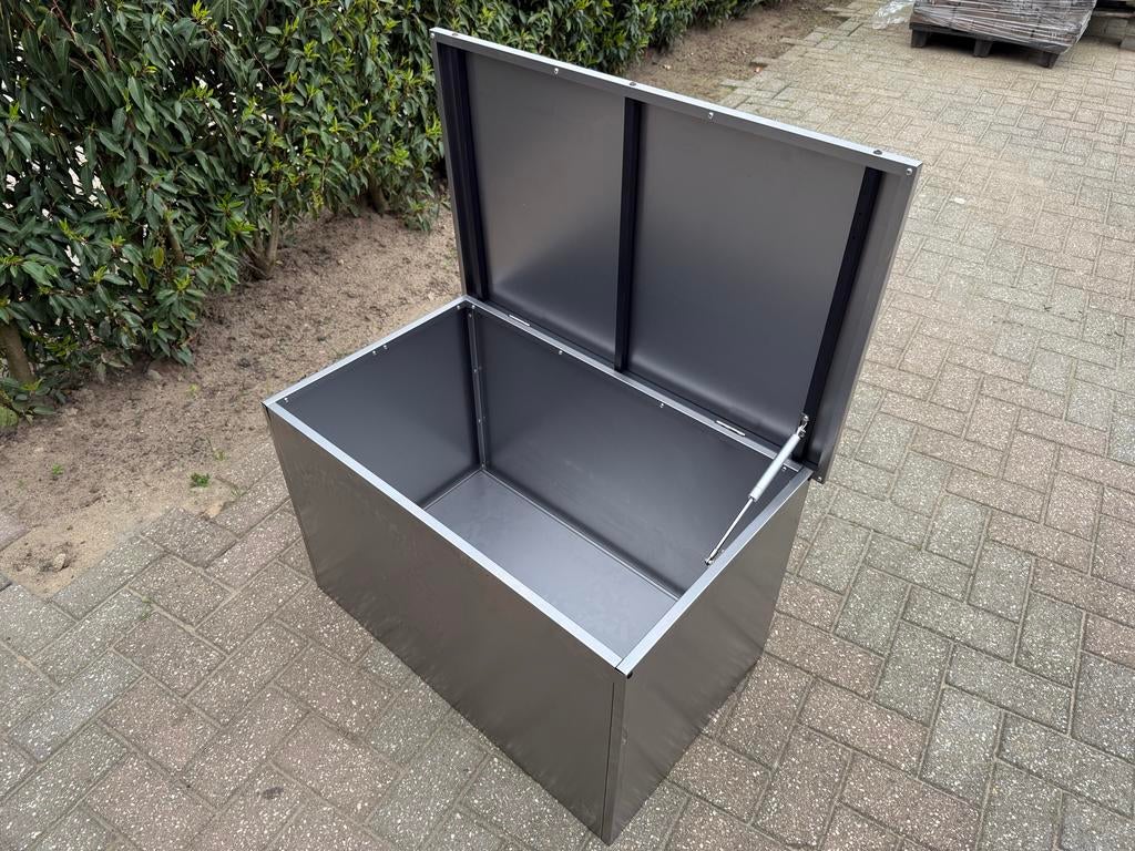 Cortenstaal kist met deksel - 80x50,5x50 cm, Ophalen, Gebruikt, 50 tot 100 cm, 50 tot 75 cm