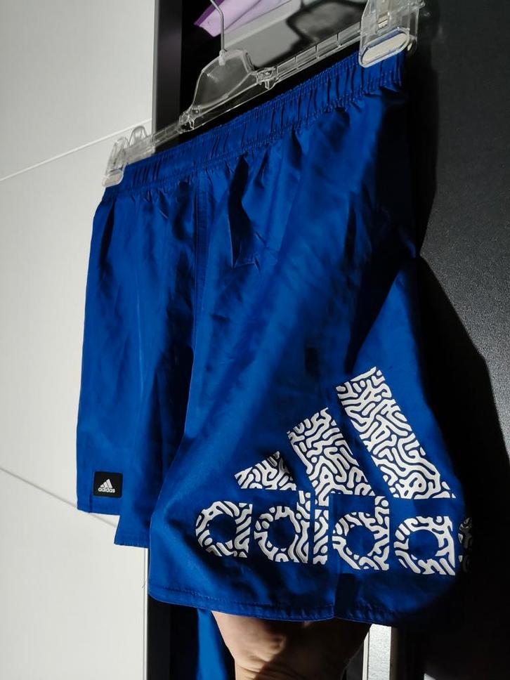 (M) Adidas Zwemshort 2022 Recycled Polyester, Kleding | Heren, Badmode en Zwemkleding, Zwemshort, Maat 48/50 (M), Blauw, Ophalen of Verzenden