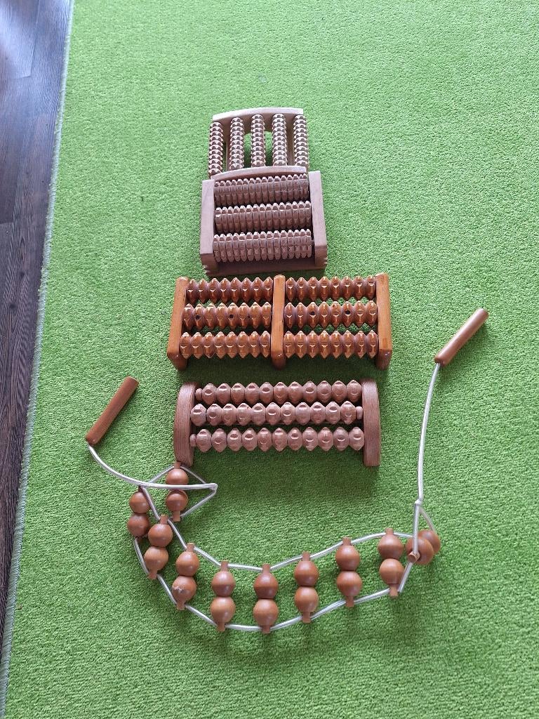 Mooie houten massage apparaten, Ophalen of Verzenden, Gebruikt, Apparaat