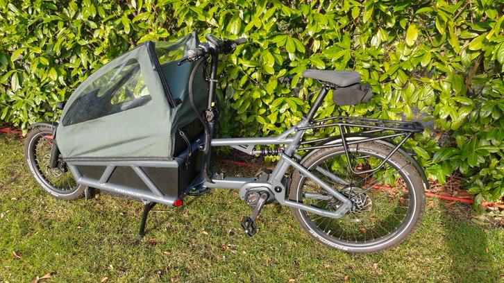Riese & Müller Load 60 Vario - Incl. Huif & Kinderzitjes, Fietsen en Brommers, Fietsen | Bakfietsen, Zo goed als nieuw, Overige merken