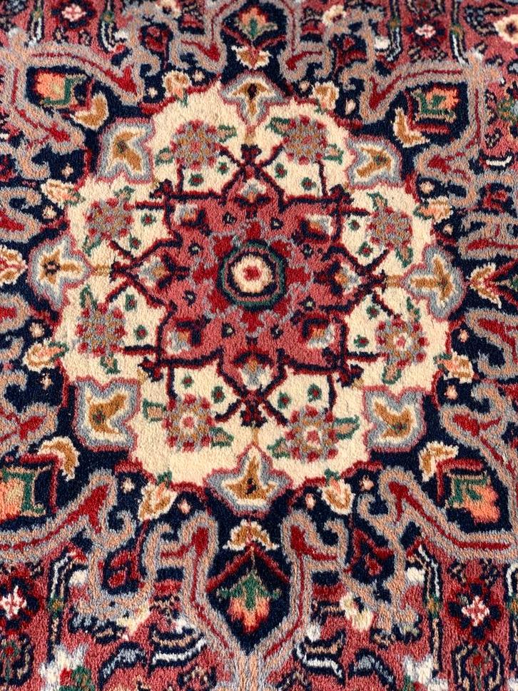 Waanzinnig Mooi Kleurrijk Handgeknoopt Vloerkleed uit India., Huis en Inrichting, Stoffering | Tapijten en Kleden, Zo goed als nieuw