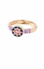 Anna nina x romy boomsma celestial bliss ring, Ophalen of Verzenden, Dame, Goud, Kleiner dan 17