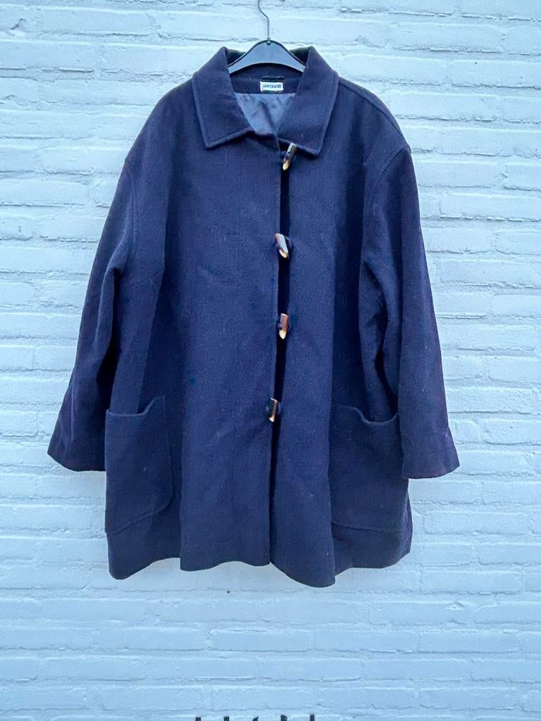Lady Charme winterjas - maat 56 - zo goed als nieuw, Ophalen of Verzenden, Zo goed als nieuw, Blauw, Jas of Mantel