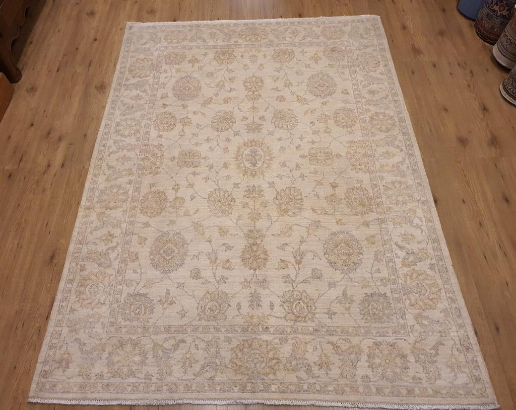 Handgeknoopt oosters tapijt ziegler 209x154, Huis en Inrichting, Info@SlatsAntiek.nl, Perzisch, 150 tot 200 cm, Vof Slats Antiek