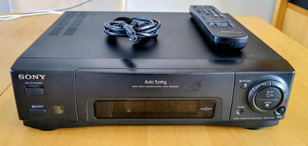 Goede SONY Videorecorder SLV-E105 - met afstandsbediening, Audio, Tv en Foto, Videospelers, Ophalen of Verzenden, Gebruikt, VHS-speler of -recorder