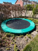 Inground trampoline 305 cm met nieuw rand, Kinderen en Baby's, Speelgoed | Buiten | Trampolines, Ophalen, Gebruikt