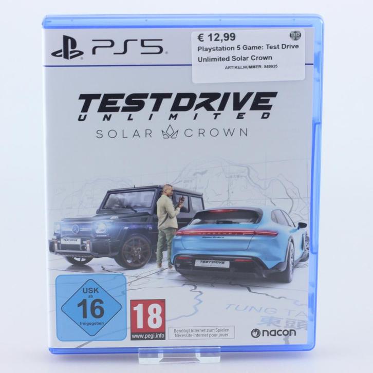 Playstation 5 Game: Test Drive Unlimited Solar Crown, Spelcomputers en Games, Games | Sony PlayStation 5, Zo goed als nieuw