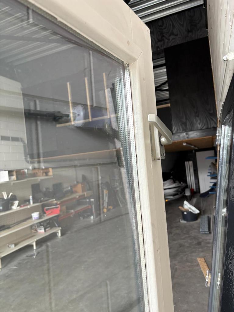 Hardhouten tuindeuren, Gebruikt, Buitendeur, 200 tot 215 cm, Hout