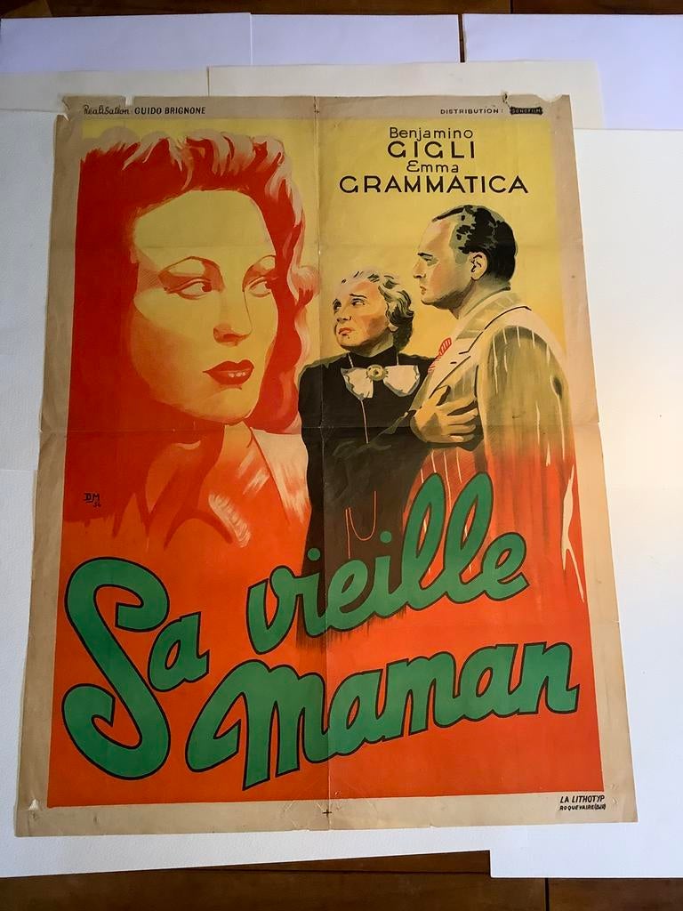 100-tal oude cinema affiches uit verzameling, Verzamelen, Posters, Ophalen of Verzenden, Zo goed als nieuw, Film en Tv