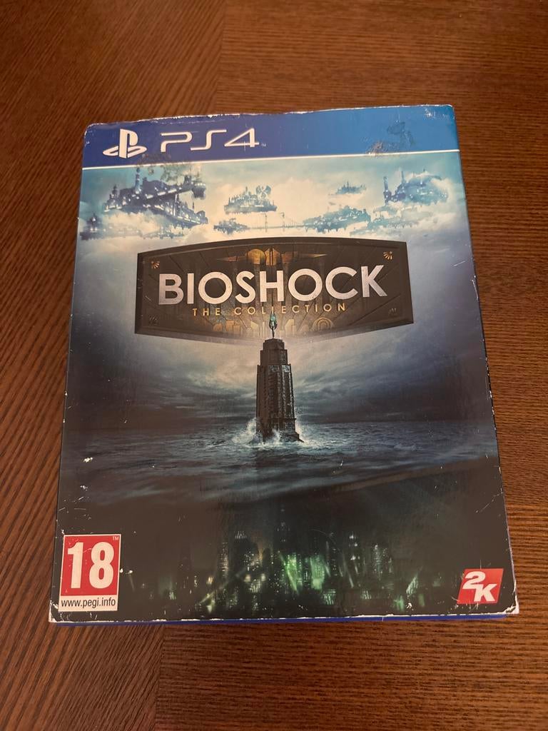 PS4 Bioshock The Collection - Compleet pakket, Spelcomputers en Games, Games | Sony PlayStation 4, Gebruikt, Vanaf 18 jaar, Shooter