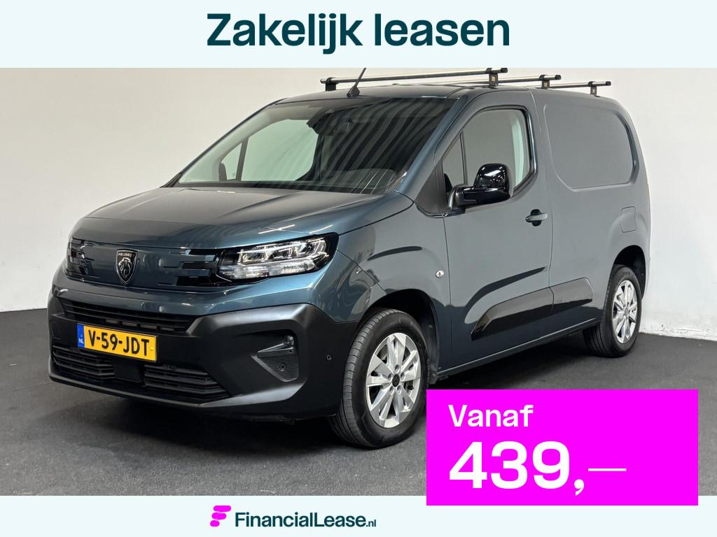 Peugeot Partner 1.5 HDI 130PK L1 130PK NIEUW MODEL Airco Cru, Stof, Gebruikt, 4 cilinders, Blauw
