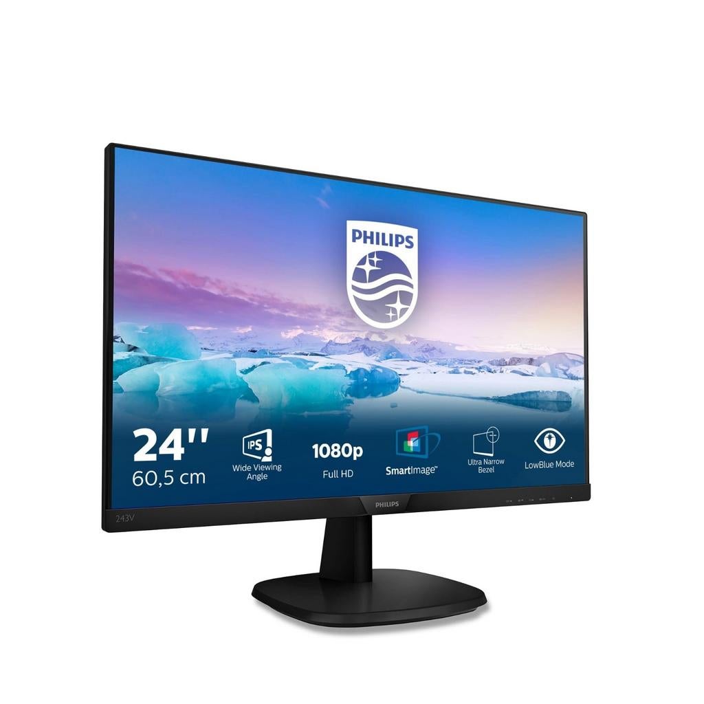 Philips 243V 24 inch monitor - Zo goed als nieuw, Computers en Software, Monitoren, Ophalen, Philips, IPS, Full HD