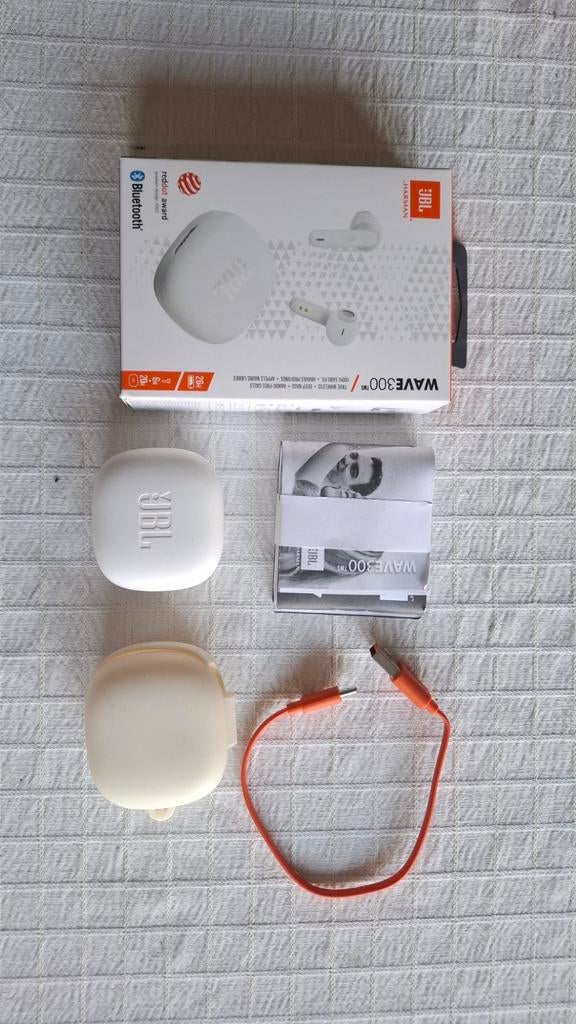 Jbl wave 300tws, In gehoorgang (in-ear), Verzenden, Bluetooth, Zo goed als nieuw