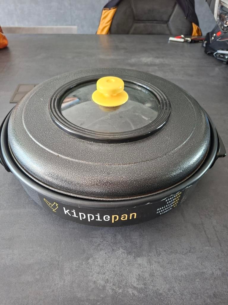 Kippiepan met deksel en thermostaat, Ophalen, Gebruikt