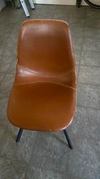 8 stoelen van dutch bone evt met stoelhoes, Gebruikt, Bruin, Vintage, stoer, Leer