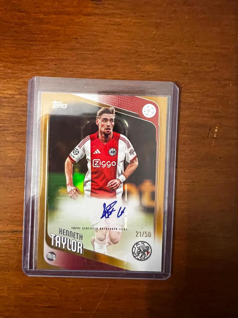 Kenneth Taylor Autograph 21/50 Ajax Topps, Ophalen of Verzenden, Zo goed als nieuw, Plaatje
