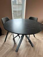 Eettafel rond 105cm, Ophalen, 100 tot 150 cm, Rond, Zo goed als nieuw