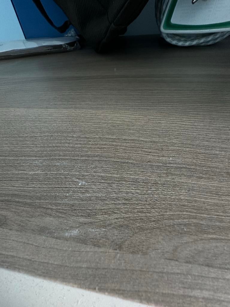 Ladekast met 6 lades, wit met houtkleurige ombouw, Huis en Inrichting, Kasten | Ladekasten, Gebruikt, 5 laden of meer, 100 tot 150 cm