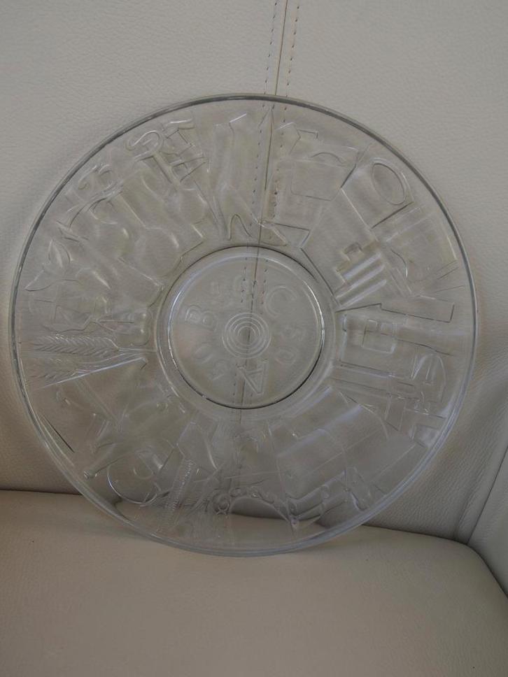 D012 Leerdam, ABC schaal, Leerdam, Antiek en Kunst, Antiek | Glas en Kristal, Ophalen of Verzenden