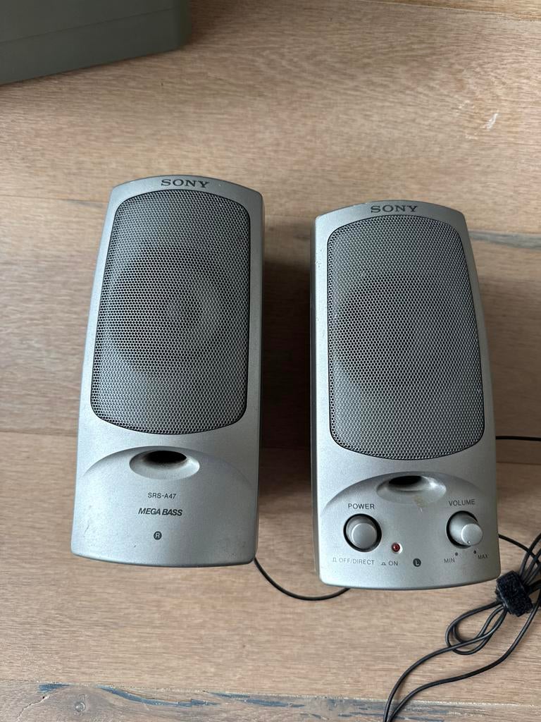 Sony SRS-A47 Speakers - Mega Bass, Gebruikt, Ophalen of Verzenden, Sony, Minder dan 60 watt