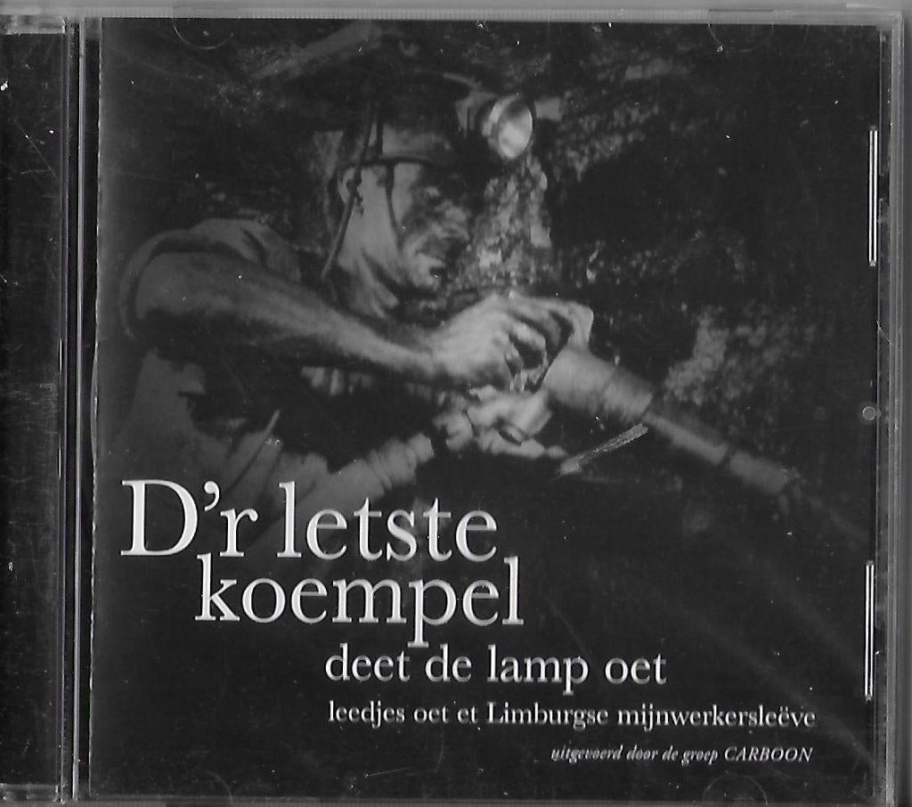 mijnen Limburg: Carboon - D'r letste koempel (dialect CD), Ophalen of Verzenden, Nieuw in verpakking, Streekmuziek