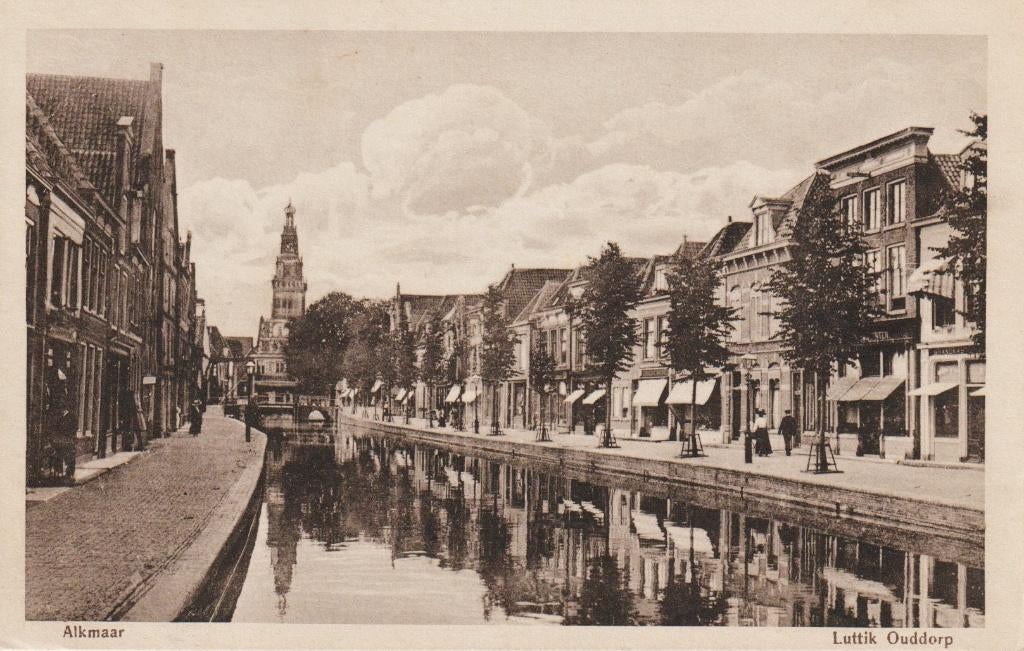 Alkmaar - Luttik Oudorp, Verzenden, 1920 tot 1940, Ongelopen, Noord-Holland