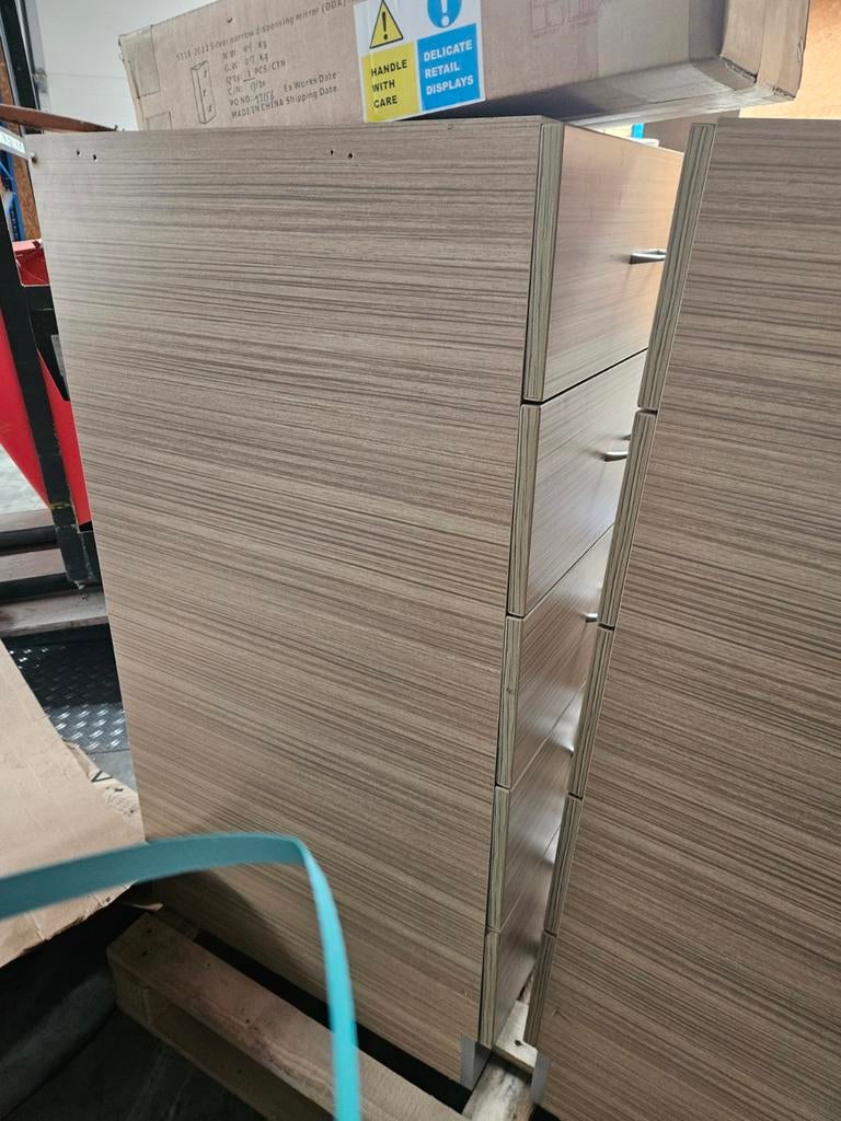 4x ladekast, Doe-het-zelf en Verbouw, Platen en Panelen, Ophalen