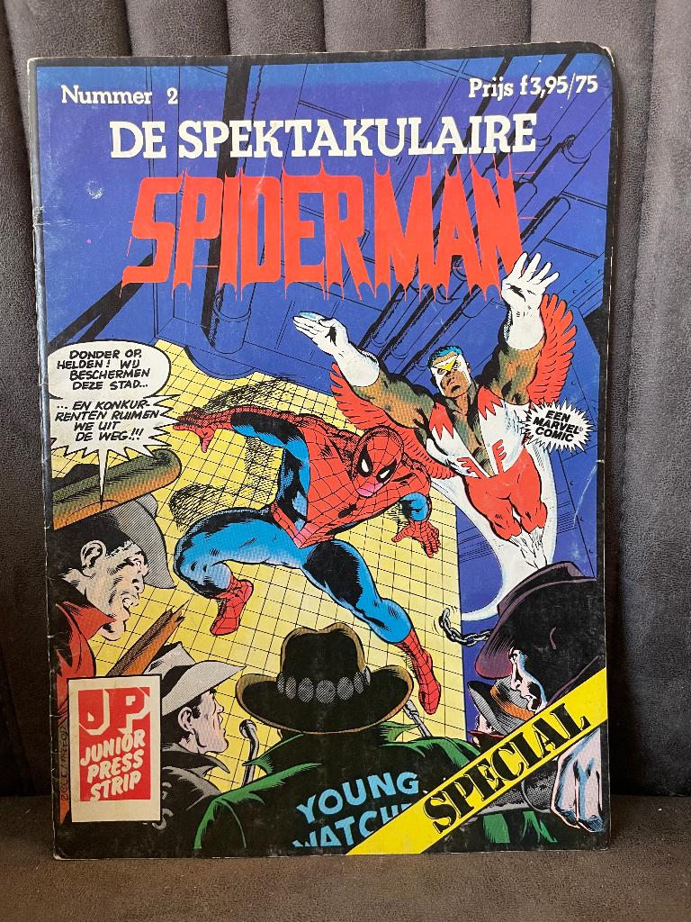 Spider-Man strip nr. 2 – Junior Press – vintage, Verzamelen, Ophalen of Verzenden, 1960 tot 1980, Nederland, Tijdschrift