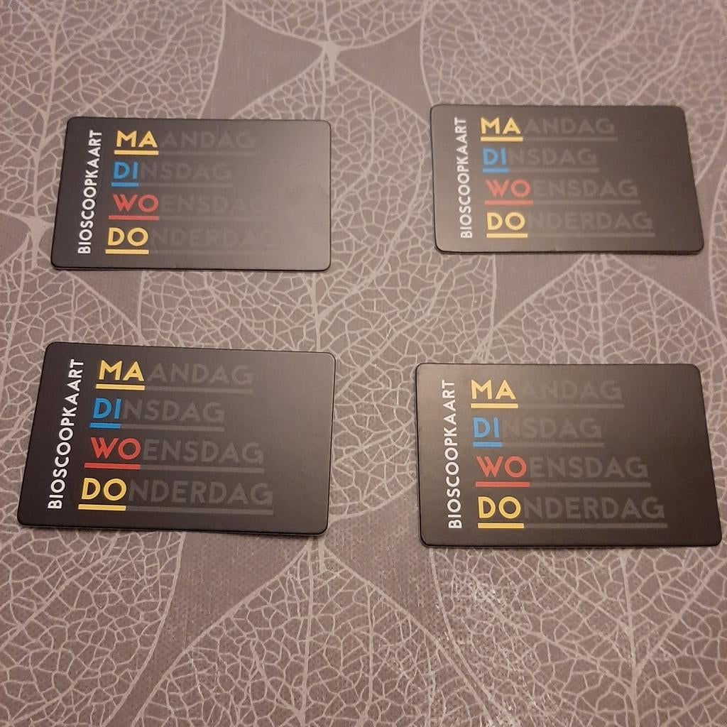 BIOSCOOP KAARTEN, Ophalen of Verzenden, Fotocamera