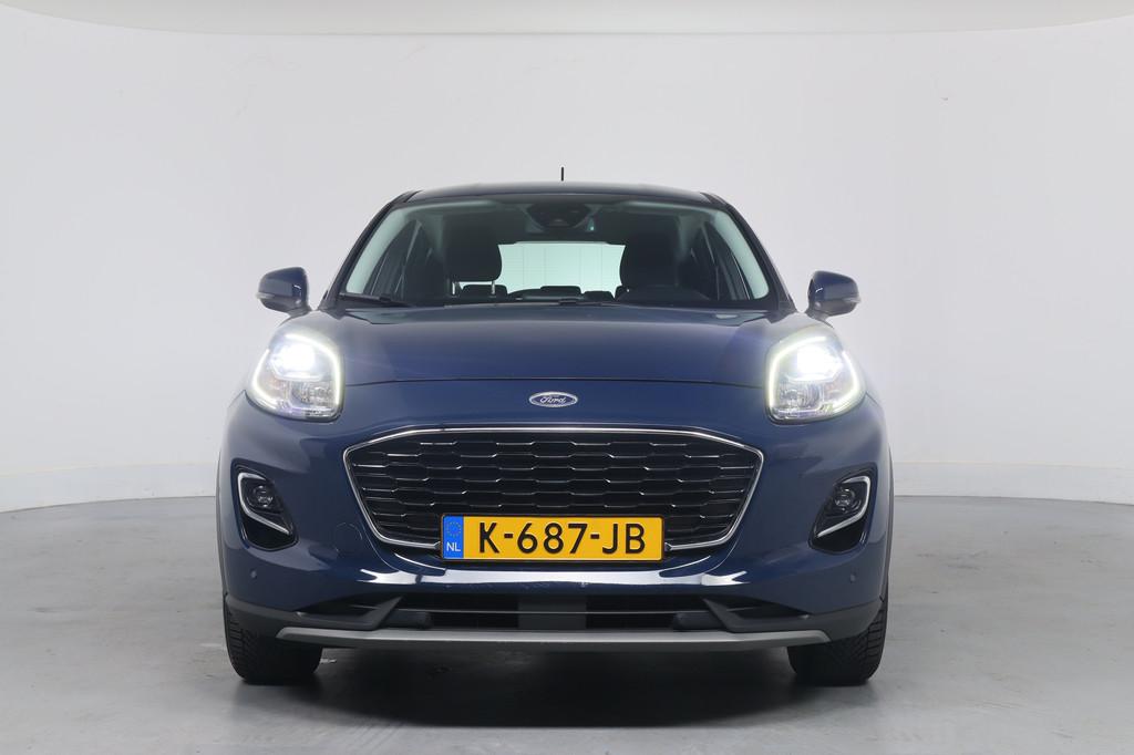 Ford Puma 1.0 EcoBoost Hybrid Titanium, Auto's, Keurmerk '100% Onderhouden', 12 maanden, 125 pk, Euro 6