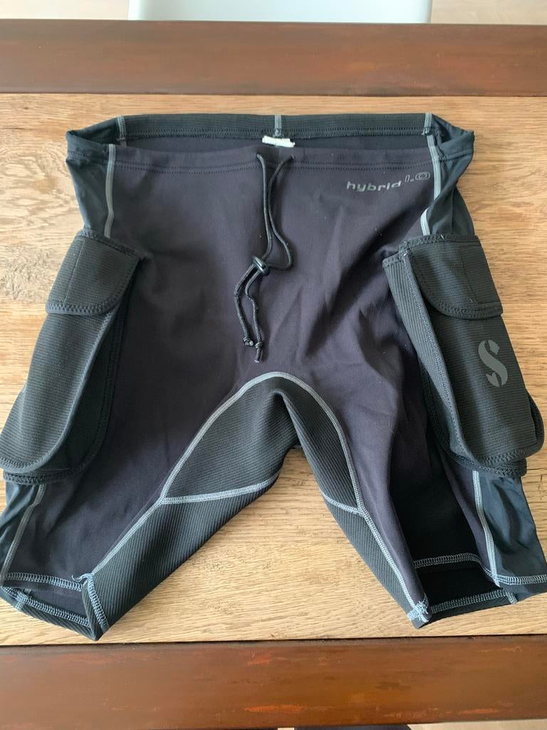 Neopreen watersport korte broek - Scubapro Hybrid 1.0, Watersport en Boten, Watersportkleding, Ophalen of Verzenden, Gebruikt