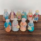 9 Vintage beeldjes poezen c 1990 JC, Ophalen of Verzenden, Zo goed als nieuw, Dier