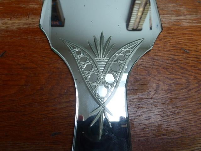 Antieke handspiegel, Ophalen of Verzenden, Overige vormen, Minder dan 50 cm, Minder dan 100 cm