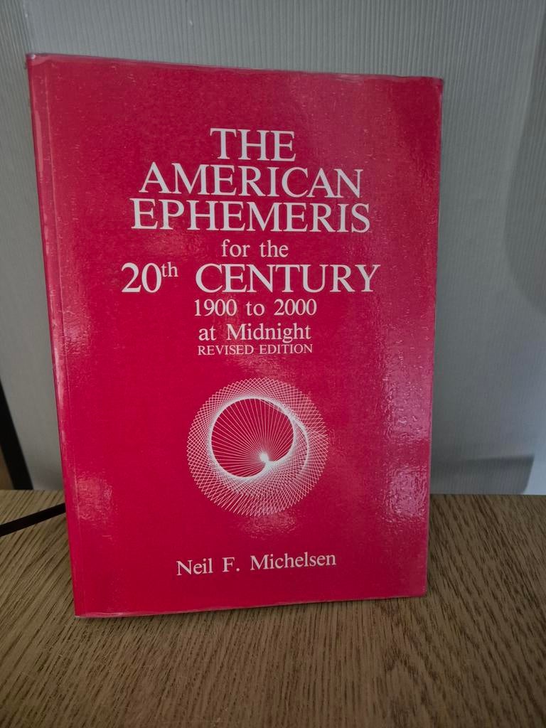 The american ephemerides van 1900 tot 2000 van Neil F Michel, Achtergrond en Informatie, Astrologie, Ophalen of Verzenden, Zo goed als nieuw