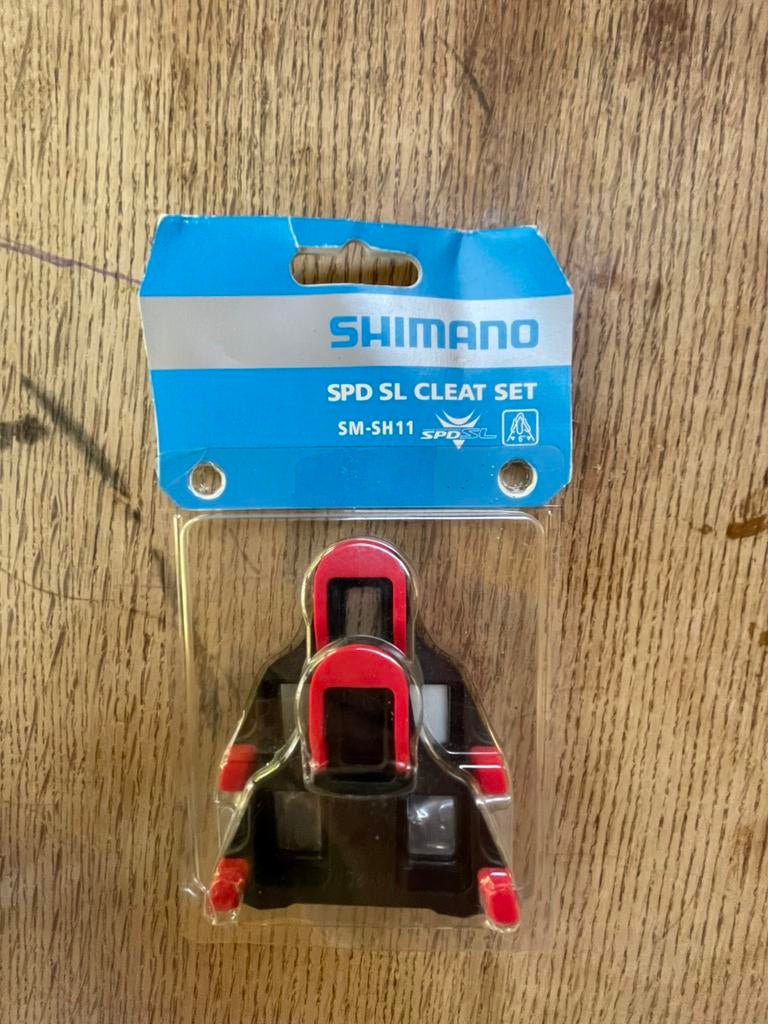 Shimano schoenplaatjes rood, Fietsen en Brommers, Fietsonderdelen, Ophalen of Verzenden, Nieuw, Racefiets