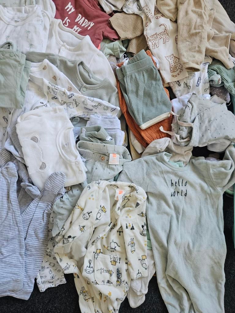 Mega kledingpakket zomer newborn jongen maat 50/56, Ophalen of Verzenden