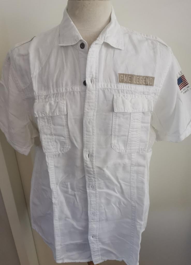PME LEGEND Shirt maat 2XL, Verzenden, Wit, Zo goed als nieuw, Overige halswijdtes