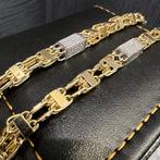 14k gouden ketting magnum schakel 70cm, Ophalen of Verzenden, Zo goed als nieuw, Goud