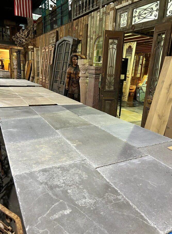 Bourgondische Kalksteen Gris Verouderde natuurstenen vloer, 75 m² of meer, Beige, Overige typen, Nieuw
