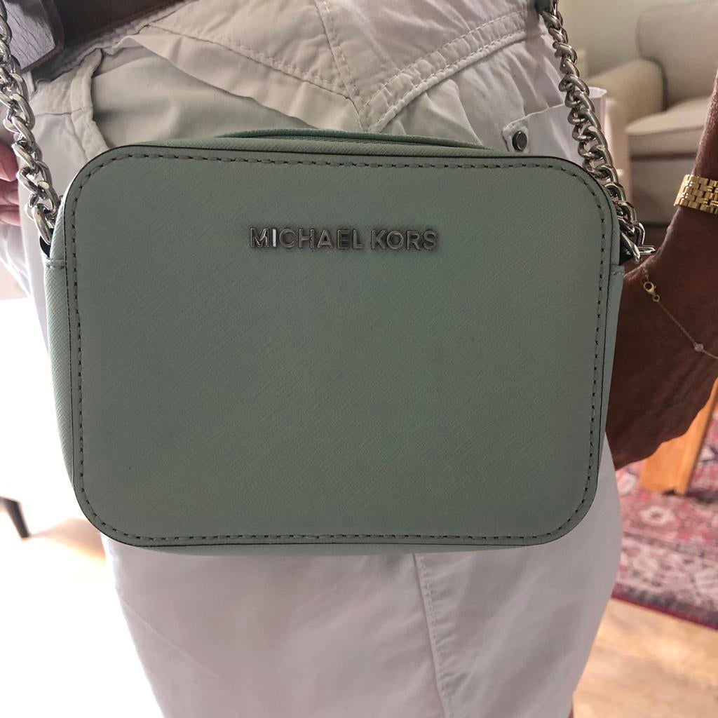 Michael Kors Schoudertasje - Mintgroen, Ophalen of Verzenden, Zo goed als nieuw, Groen, Schoudertasje