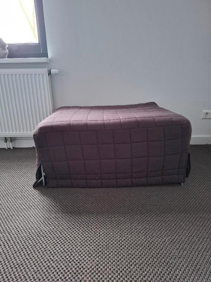 Opklapbed (poef) te koop Italiaans design, Huis en Inrichting, Slaapkamer | Bedden, Zo goed als nieuw, Eenpersoons, 90 cm, 200 cm