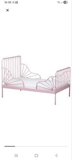 Roze meegroeibed IKEA - Zo goed als nieuw, Ophalen, 70 tot 85 cm, Zo goed als nieuw, Lattenbodem