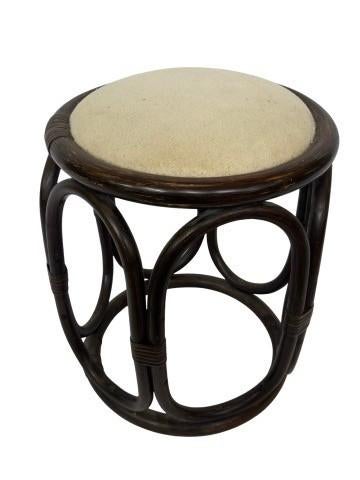 Vinage Krukje Manou Rotan Jaren 60 Stoeltje, Huis en Inrichting, Gebruikt, Vintage kruk, Vintage kruk, Ophalen of Verzenden