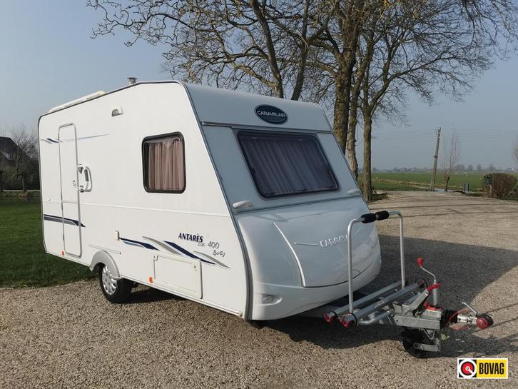 Caravelair Antares 400, Caravans en Kamperen, Caravans, tot en met 4, 500 - 750 kg, Standaardzit, Caravelair, Lengtebed, Vast bed