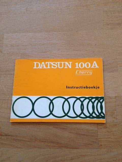 Handleiding/Instructieboekje Datsun 100A Cherry 1970-1986 NL, Verzenden
