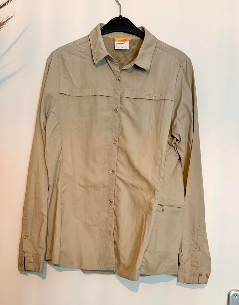 Bever Tropenblouse Ayacucho Maat L. zga NIEUW, Beige, Maat 42/44 (L), Ophalen of Verzenden, Zo goed als nieuw