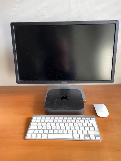 Mac mini i5 6C 512 GB + Dell 24" monitor, Computers en Software, Ophalen, Gebruikt, 24", 512 GB