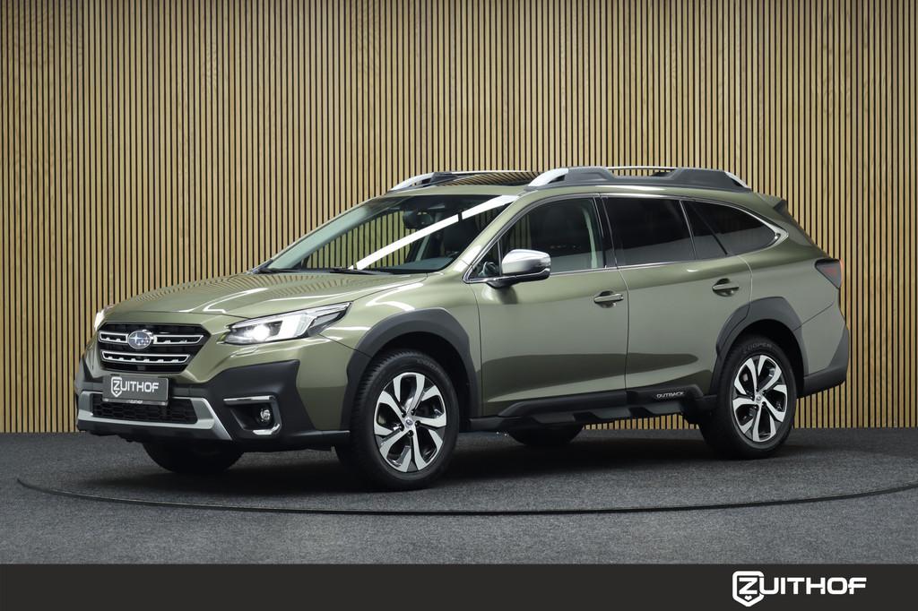 Subaru Outback 2.5i Premium | Navigatie | Lederen interieur, Auto's, Subaru, 12 maanden, Gebruikt, Zwart, 4 cilinders