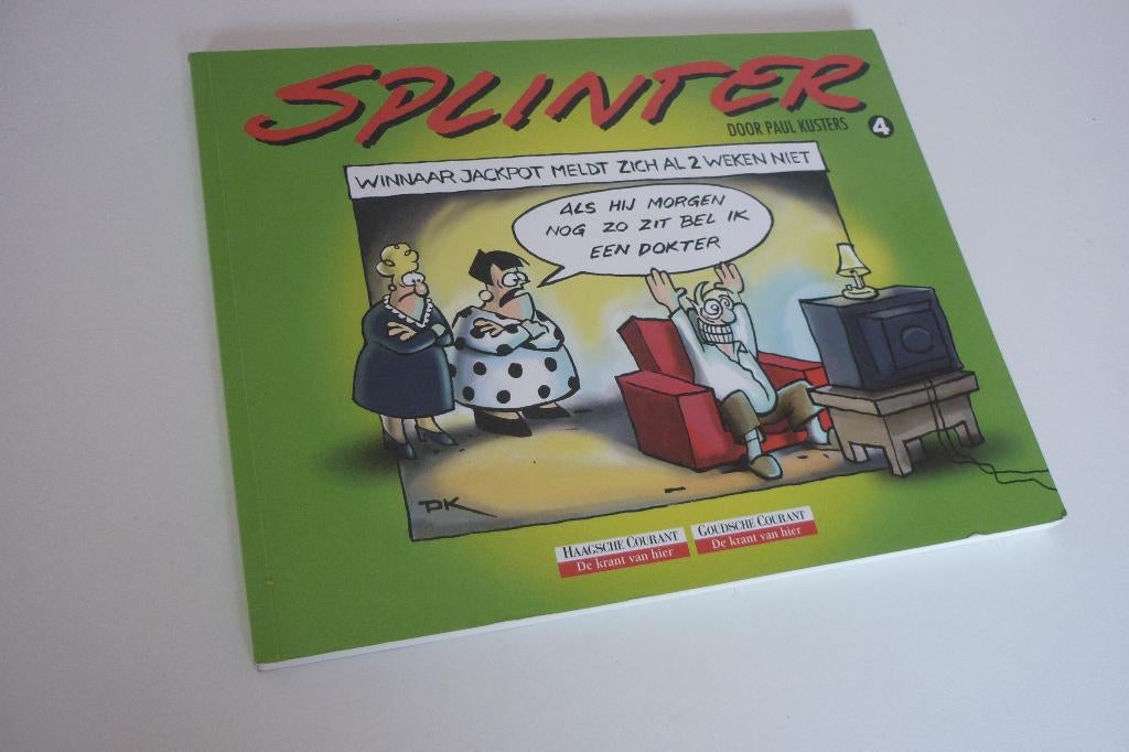 Paul Kusters: Splinter deel 4, Eén stripboek, Verzenden, Zo goed als nieuw